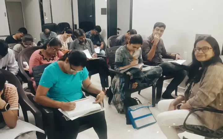 The beginning of Shejal Spoken English Classes in 2002